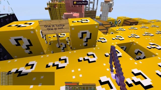 НУБЫ СКРАФТИЛИ ЛАКИ БЛОК В МАЙНКРАФT! СЕКРЕТНЫЙ КРАФТ! MINECRAFT смотреть онлайн
