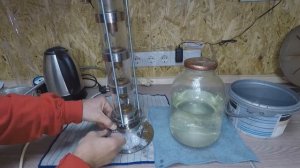 Очистка медной колпачковой колонны