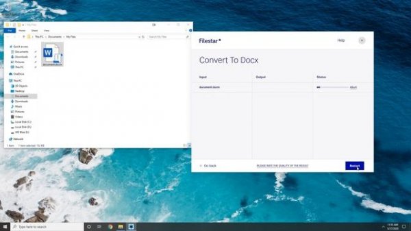 Convert DOCM to DOCX