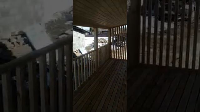 Видео обзор готовой к сдаче бане Б12 6х6 с террасой 2х6 смотреть онлайн
