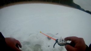 Зимняя рыбалка на Вуоксе , на жерлицы с ночевкой.  Часть первая.