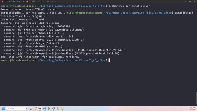 Interacting with Containers - Exec Command (HINDI) смотреть онлайн