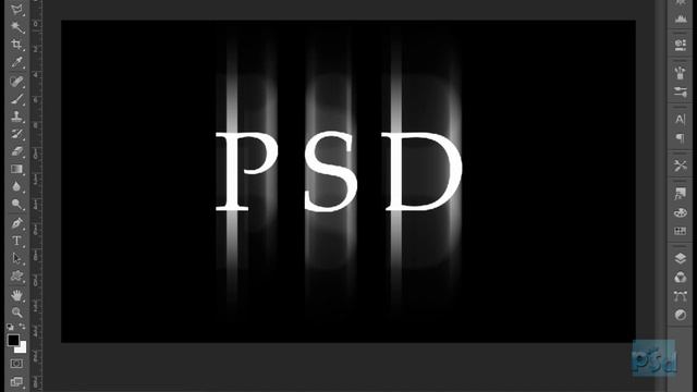 How to create a gradient blur/glow text effect : Photoshop Tutorial смотреть онлайн