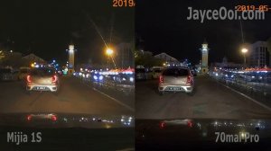70mai Pro vs Xiaomi Mijia 1S (Sony IMX335 vs IMX307 STARVIS) - Day & Night Video Sample Comparison