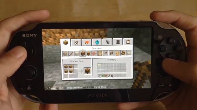 Minecraft Playstation Vita Edition Gameplay смотреть онлайн