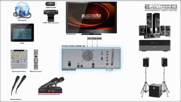 Evolution Home HD (подключаем караоке)