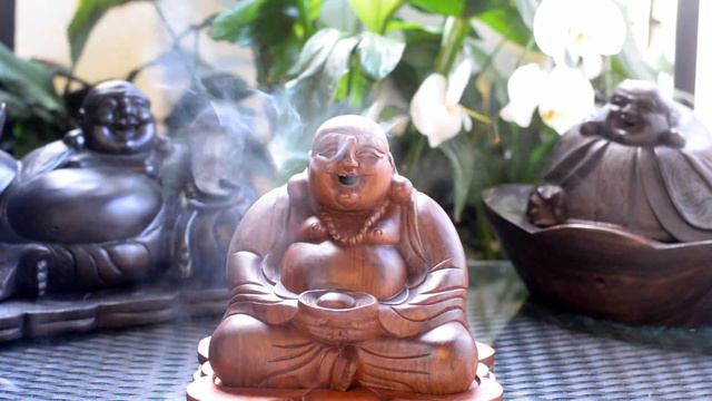 "Spirit" Laughing Buddha Incense Burner смотреть онлайн