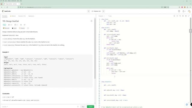 Design HashSet - LeetCode 705 - Python смотреть онлайн