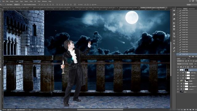Tutorial Photoshop in romana Efectul Lunii смотреть онлайн