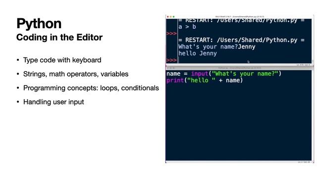 Introduction to "Python" - the real coding but also friendly for Kids! смотреть онлайн