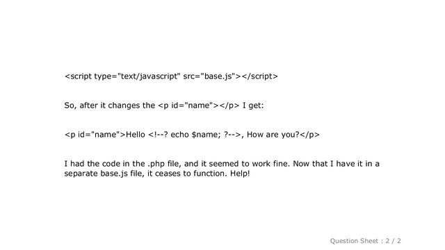 HTML : PHP: Code gets turned into HTML !-- Comments? -- смотреть онлайн