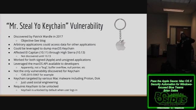 E01 Pass the Apple Sauce Mac OS X Security Automation for Windows focused Blue Teams Brian Satira смотреть онлайн