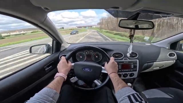 2008 Ford Focus Mk2 1 8 125HP POV Test Drive смотреть онлайн