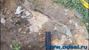 подключение скважины к дому, летний кран для полива