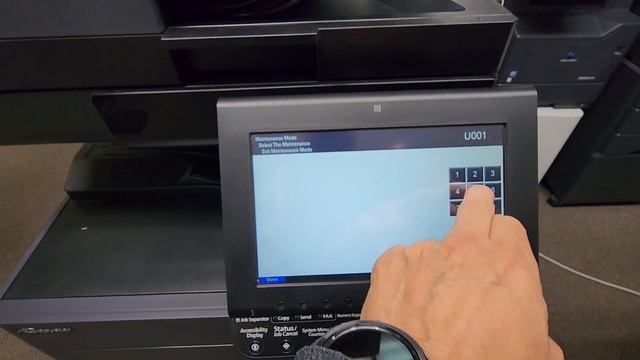 Kyocera Copystar-How to unlock toner door cover-How to remove toner bottle смотреть онлайн