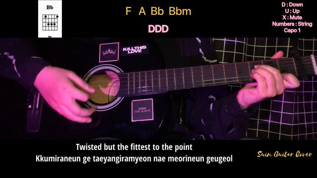 Mark NCT Child EASY Guitar Tutorial | Lyrics + Chords + Strumming | Suin смотреть онлайн