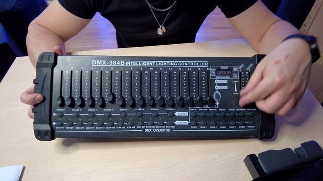 DMX 384 Контроллер - "большая расческа" обзор! смотреть онлайн
