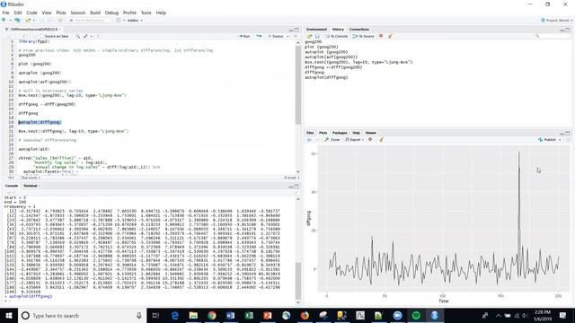 R22 ARIMA, Seasonal and Second Order Differencing in R and RStudio смотреть онлайн