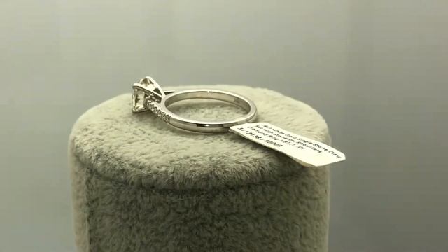 Lot 24: 18k White Gold Single Stone Claw Set With Stone Set Shoulders Diamond Ring (1.70) 1.87ct смотреть онлайн