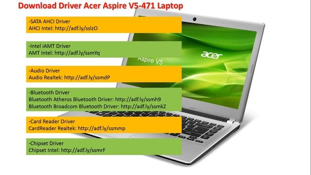 Download and Install Acer Aspire V5-471 Laptop Drivers win7/8/8.1 64bit смотреть онлайн