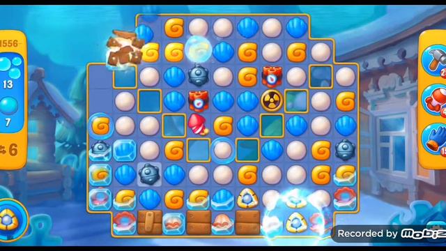 Fishdom Level 1556. NOboosters