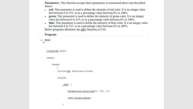 CSS | RGB Function смотреть онлайн
