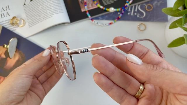 Очки имиджевые для работы за компьютером Defile 9357 gold смотреть онлайн