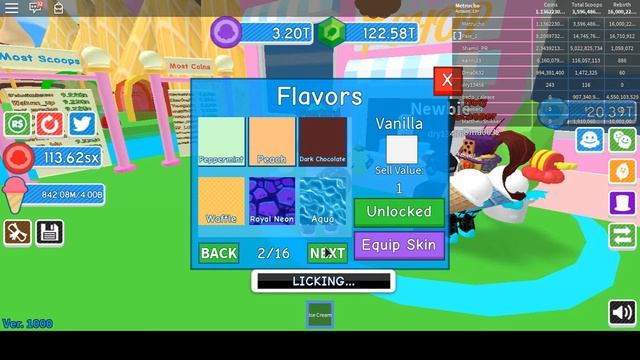 Как сделать много и быстро rebirth (перерождения) в ICE CREAM SIMULATOR - ROBLOX смотреть онлайн
