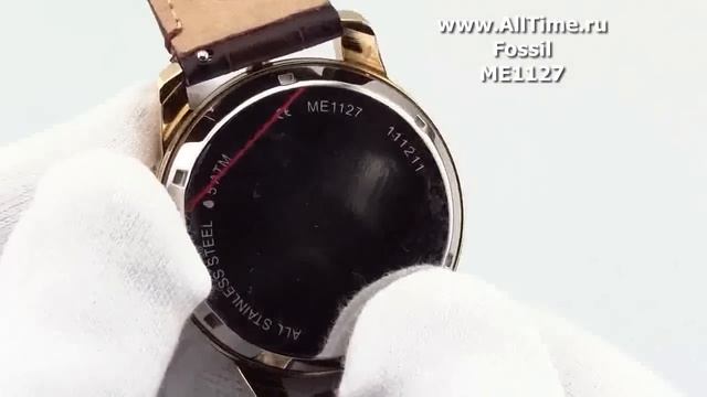 Мужские наручные fashion часы Fossil ME1127 смотреть онлайн