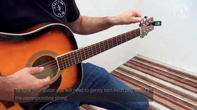 Tuning Your Guitar Using A Digital Tuner смотреть онлайн