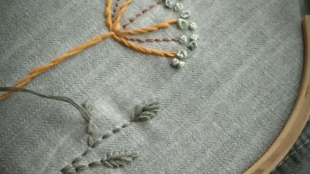 Куртка. Ручная вышивка - Полевые цветы (мастер класс) / Embroidery on denim jacket (tutorial) смотреть онлайн