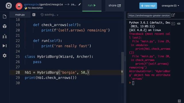 [Language skills Python] Multiple Inheritance - Advanced [Tutorial] смотреть онлайн