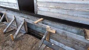 Залил фундамент под пристройку к дому