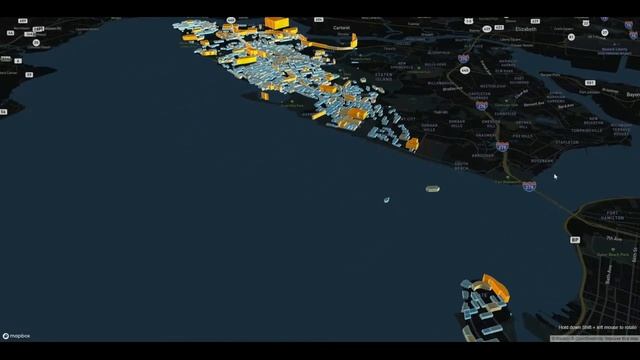 Deck.gl geojson 3D map data visualization demo смотреть онлайн