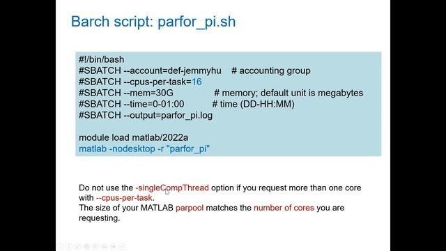 Running MATLAB on Alliance's Clusters смотреть онлайн