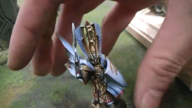 Warhammer Fantasy High Elves Dragon display piece from Forge World- Blue Table Painting смотреть онлайн