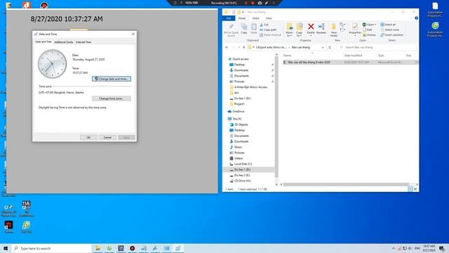 Report Wincc with SQL, MS Access, Excel смотреть онлайн