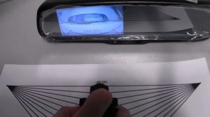 Демонстрация угла обзора камеры заднего вида AVS311CPR (180 CCD)