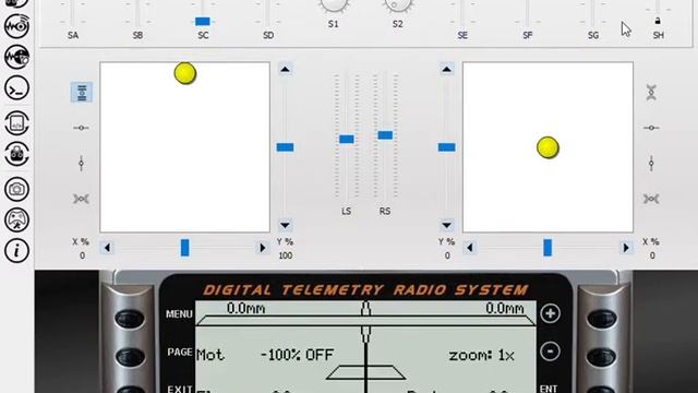 Taranis DLG Flaperon Setup using offset and trimswitch in trimmode смотреть онлайн