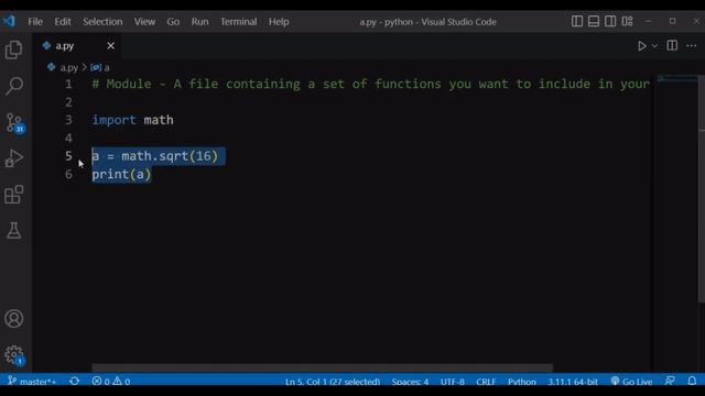Modules In Python смотреть онлайн