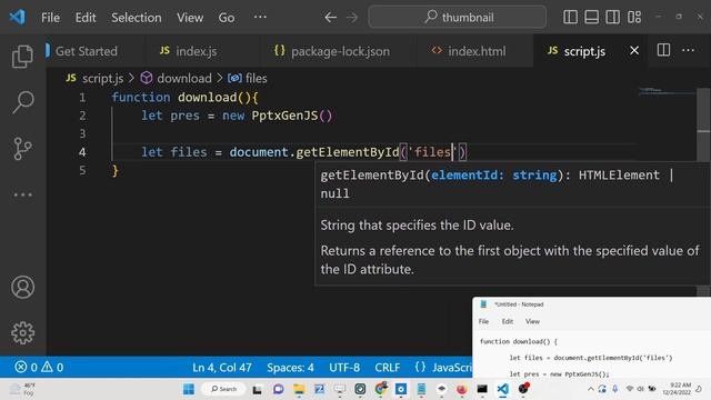 Javascript PPTXGenJS Example to Add Multiple Images in PPTX File Using HTML5 Form in Browser смотреть онлайн