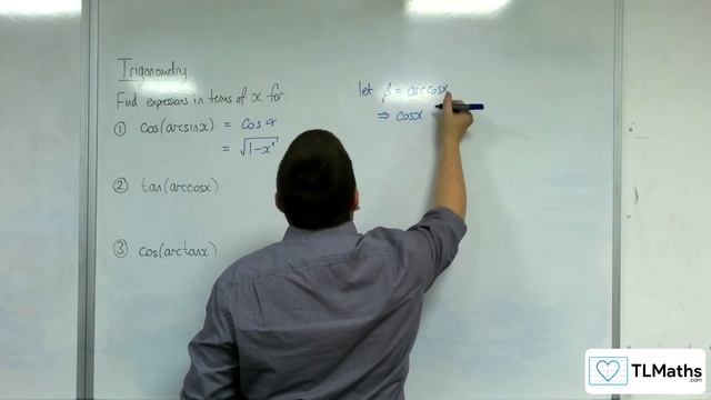 A-Level Maths: E4-12 Trigonometry: cos(arcsin(x)), tan(arccos(x)), cos(arctan(x)) смотреть онлайн