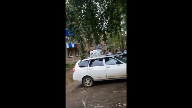 Пожар в многострадальном доме на Октябрьском проспекте, 69