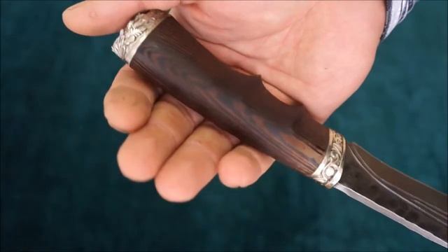 Нож Волк-1 (дамасская сталь - ручная ковка) смотреть онлайн