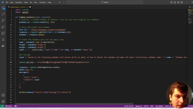 AWS Lambda & EventBridge: Automating Daily OpenAI Emails about Pokemon with Cron смотреть онлайн