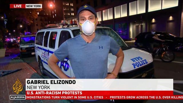 US anti-racism protests: Curfews in place in more than 12 cities смотреть онлайн