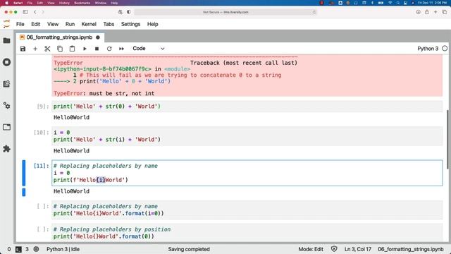 Programming Essentials Python - Predefined Functions - Formatting Strings смотреть онлайн