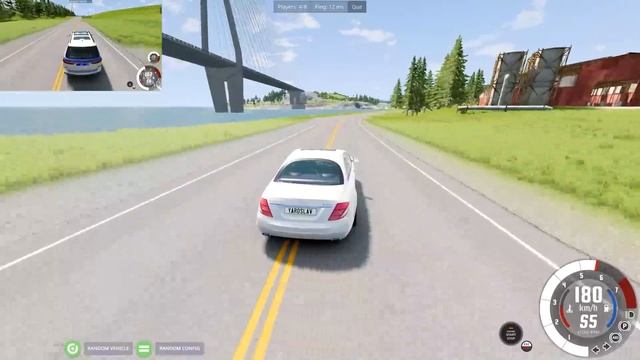 ПОЛИЦЕЙСКАЯ ПОГОНЯ ЗА MERCEDES CL500 AMG! КАК УЙТИ ОТ ТРЕХ КОПОВ! BEAMNG DRIVE! смотреть онлайн