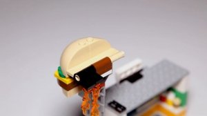 Lego City 60214 Burger Bar Fire Rescue Speed Build