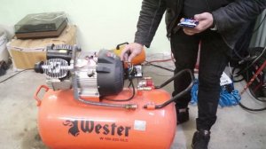 Компрессор Wester не отключается.